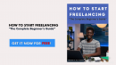Thinking about getting started in freelancing but don’t know where to start? 

Then this guide is for you. 

It's the ultimate guide on how to start freelancing for beginners. Whether you want to start freelancing as a writer, web designer, or developer, this guide will help you start your journey in 10 simple steps.  

Much has been said about Freelancing. And depending on where you look at things, everyone has a differing opinion.  

Every freelancer has bumps in their career, and my aim with this guide is to set you up for success from day one, by learning to freelance, the right way.  

This Ultimate Guide for Freelancers aims to equip you with the tools and advice you need to thrive and survive, because, well, it’s a bit of a jungle out there!  

So, let’s dive straight into the guide that will help you build a sustainable freelance career and lead you on the road to success.