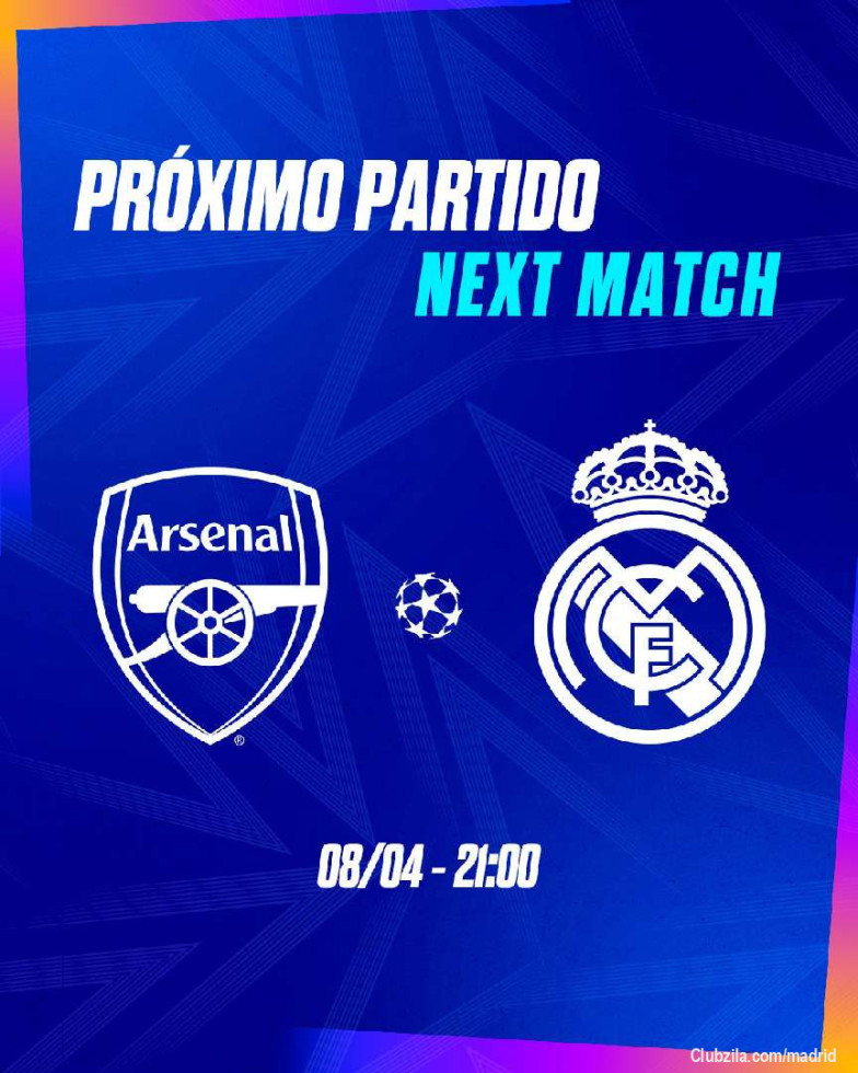 Match day 8/04/25
Madrid vs Asernal 
Who will win??????
